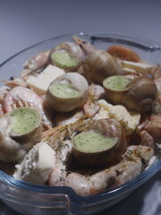 seafood paella with seafood