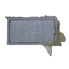 Manhole Cover PNG with Transparent Background

