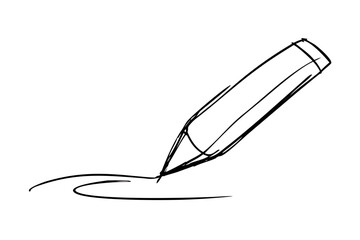 Pencil sketch drawing vector illustration for artists and graphic designers use