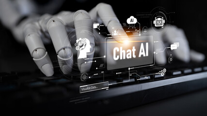 AI Virtual Assistant Artificial Intelligence Chatbot Controlled by Prompt Engineering for...