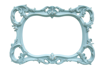 a picture frame with a white background