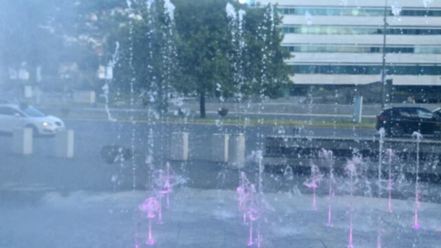 Splashing Water Fountain