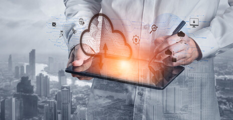 Cloud computing enables digital growth with secure data storage, scalable infrastructure, and...