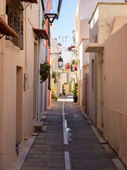narrow street in the old town