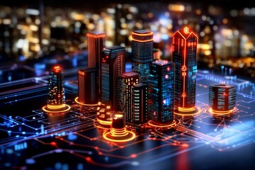 Network market, where assets and algorithms intersect. Generative AI