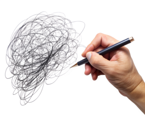 hand with pencil isolated on white background. PNG Transparent file type with high definition quality And vibrant color grading Available.