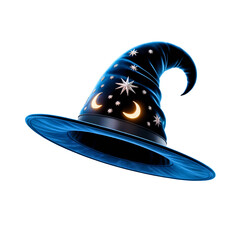Magic Wizard Hat with Stars – Transparent PNG