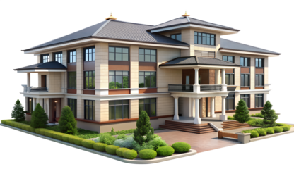 house on the beach isolated on white background. PNG Transparent file type with high definition quality And vibrant color grading Available.