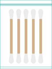 면봉 투명 봉지