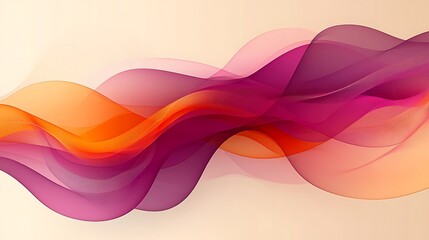 Abstract flowing waves of vibrant colors.
