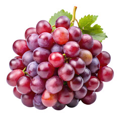 Fototapeta premium Juicy Red Grapes: A Vibrant Cluster