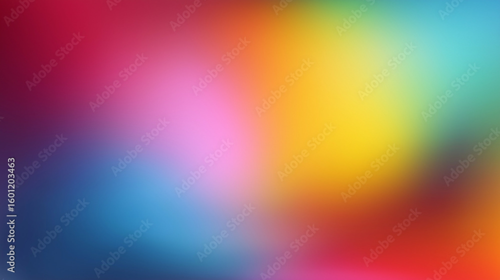 Aufkleber vibrant spectrum of hues blending in a softly diffused gradient.