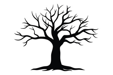 Fototapeta premium dead tree vector icon