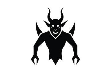 demon vector icon