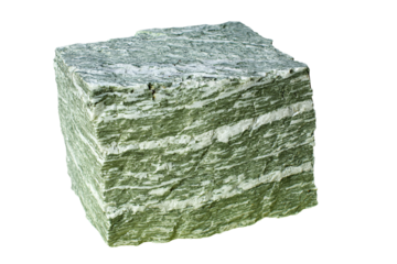 a large rock with a white background