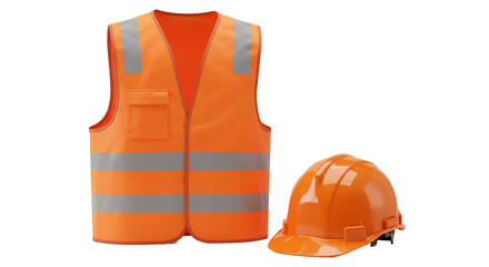 Colete e capacete de PPE Equipamentos de Proteção Individual para a segurança em ambiente de trabalho