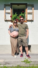 Paar bekommt ein Baby