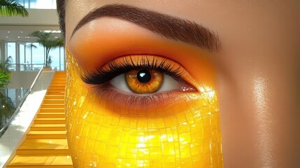 Golden Eye Makeup & Hydrogel Patches