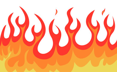 fire flames background vector pattern 