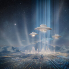 宇宙の交差点。UFO、宇宙人、宇宙