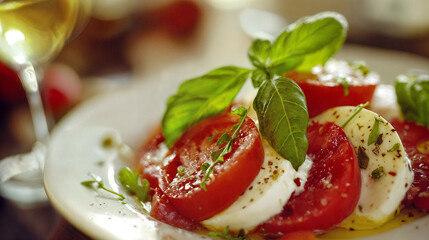 Traditional Caprese Salad