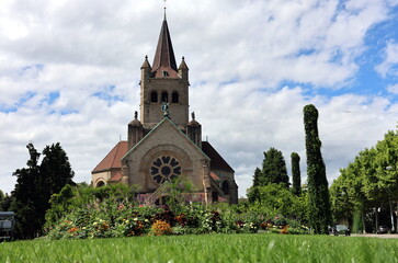 Pauluskirche im Ring-Quartier von Basel
