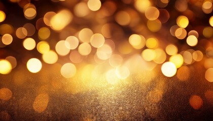gold blurred abstract bokeh light backgound