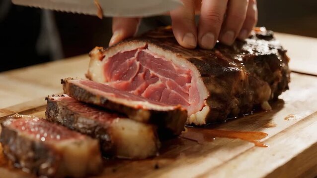 Close-up,corte de carne