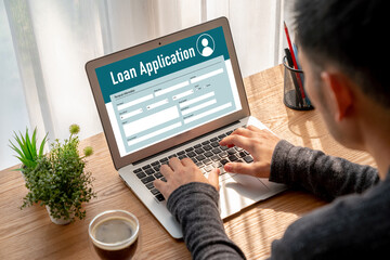 Online loan application form for modish digital information collection on the internet network