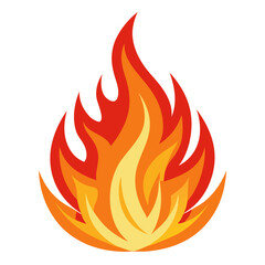 vector fire icon