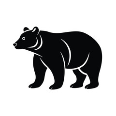 vector illustration of a bear