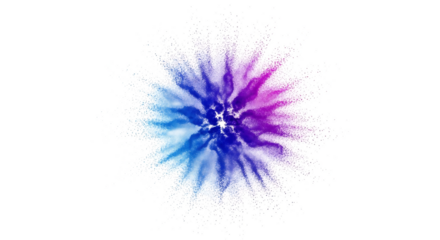 Abstract colorful explosion design