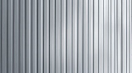 Fototapeta premium Gray corrugated metal paneling