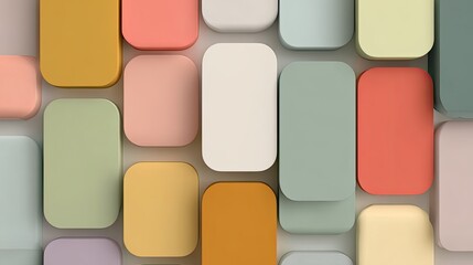 Colorful rectangular blocks arranged in a grid pattern
