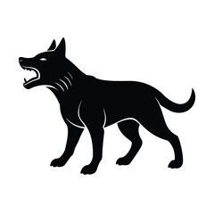 vector illustration of wolf