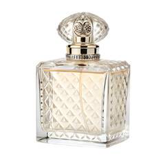Luxury Perfume Bottle: Elegant Fragrance Design, Crystal Details, Women's Scent