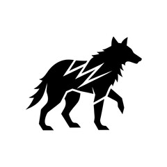 Fototapeta premium no pets silhouette of animal with slash on whit.svg