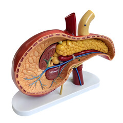 Pancreas Anatomy Model: Detailed Visual of Human Organ