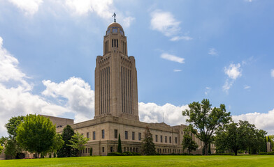 Nebraska State Capitol Building in Lincoln, Nebraska