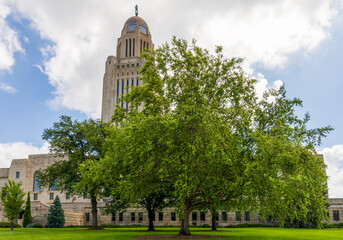 Nebraska State Capitol Building in Lincoln, Nebraska