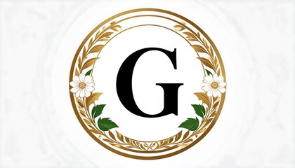 Ornate Initial 'G' Monogram