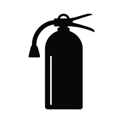 Emergency Equipment Silhouette - Fire Extinguisher  