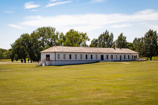 Restored Barracks View Fort Lincoln State Park ND