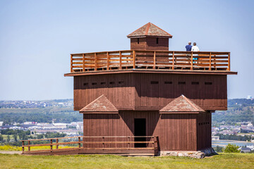 Infantry Block House at Fort Abraham Lincoln State Park