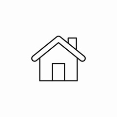 simple home house icon sign vector