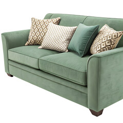 Sage Green Sofa: Modern Upholstery, Comfortable Living Room Furniture