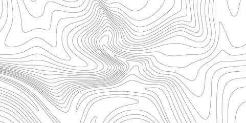 The stylized height of the topographic contour in lines and contours. Black on White colors. Topographic pattern texture. Black contours on white vector topography. Geographic mountain topographic. 