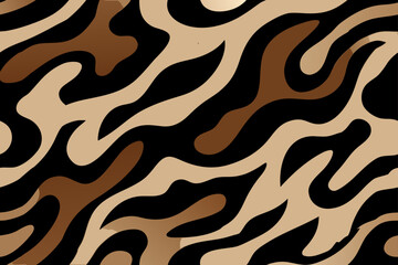 Abstract Organic Swirls Pattern curves