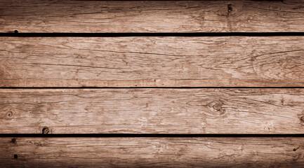 Fototapeta premium Seamless wooden plank background with horizontal lines, soft brown tones, and natural wood grain. Ideal for design, print, website backgrounds, packaging, and presentation templates