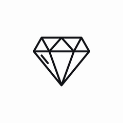 diamond quality icon sign vector